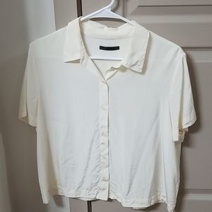 Quince / Last Brand Washable 100% Silk Blouse